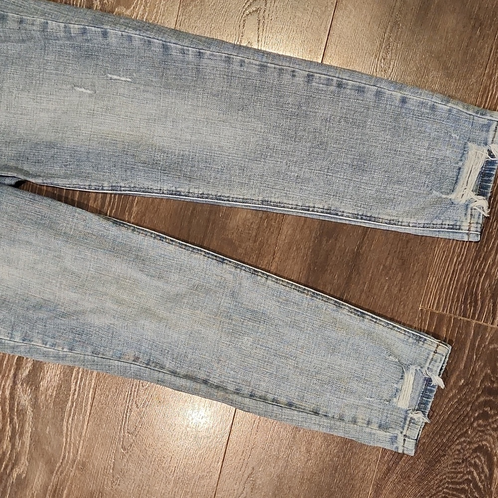 ❤️ COSMIC BLUE LOVE ADRIENNE BOYFRIEND JEANS, DISTRESSED, 10 (30) - Picture 4 of 7